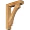 Ekena Millwork Imperial Block Rough Sawn Bracket w/ Offset Brace, Western Red Cedar, 6"W x 24"D x 32"H BKT0604X24X32IMP05RWR - alternate 1